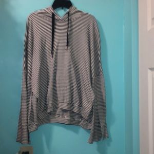 stripped hoodie
